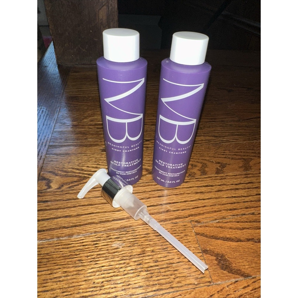 Meaningful Beauty Cindy Crawford Restorative Scalp Treatment 2 5 oz Bottles…NEW
